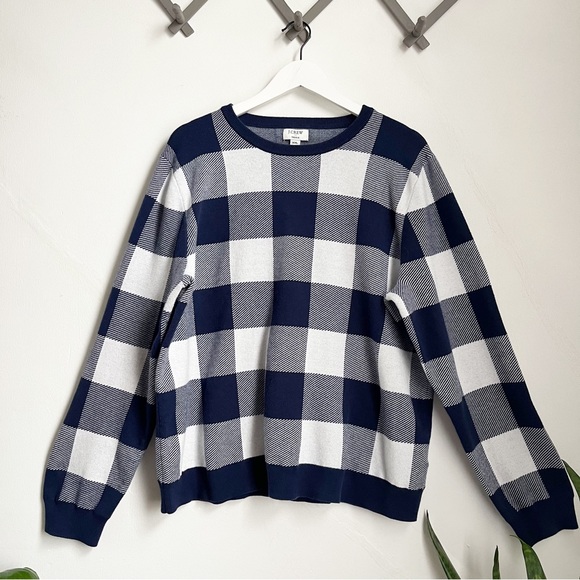 J. Crew Factory Sweaters J Crew Factory Check Jacquard Pullover